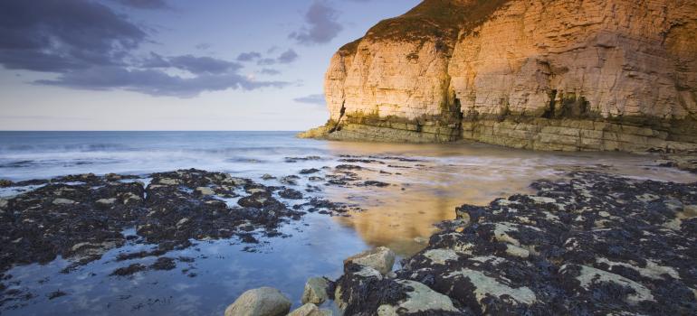 Thornwick Bay on the Flamborough Heritage Coast.